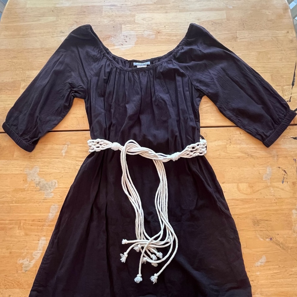 Tommy Bahama Dark Brown Tunic Top